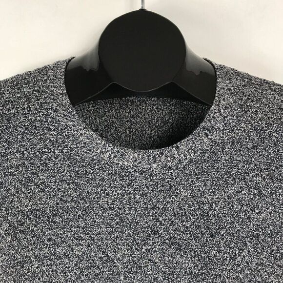 Madewell Landmark Textured Sweater Women's Medium Gray Knit Side Zip Pullover - Picture 4 of 12